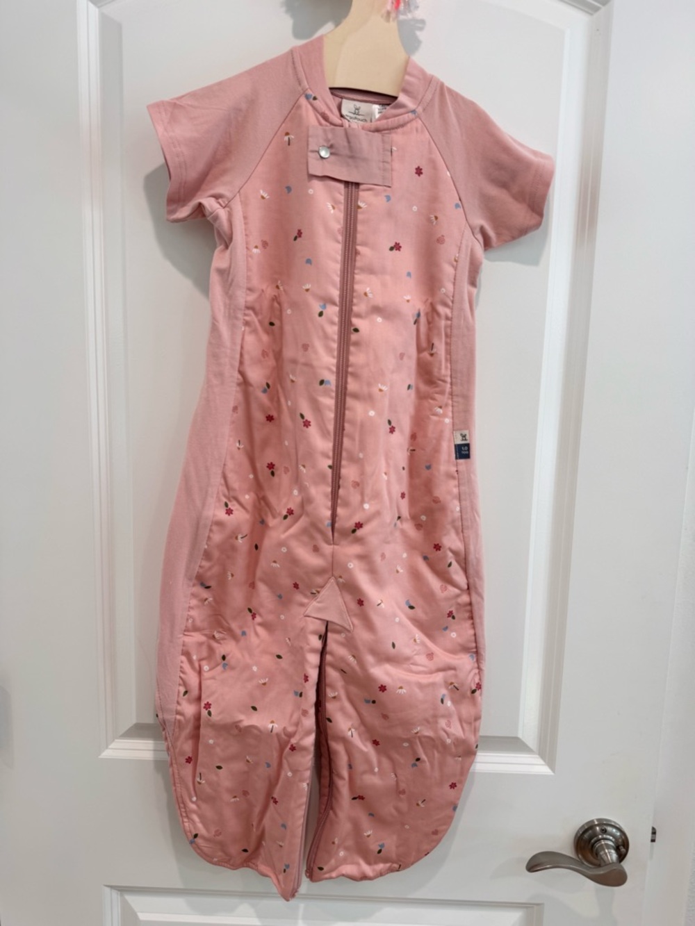 Light Pink Daisy Sleep Sack ErgoPouch Australia size 00-2 age 8-24 months NWOT